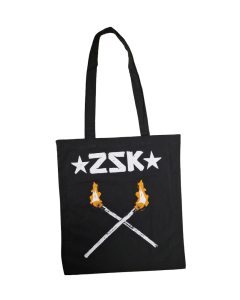 ZSK 'Feuer und Papier' Baumwolltasche 