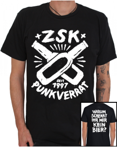 ZSK 'Punkverrat' black Unisex Shirt