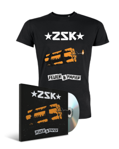 ZSK 'Feuer und Papier' Digipak + Shirt Bundle