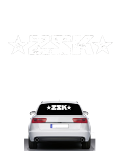 ZSK 'Logo' Heckscheibenaufkleber