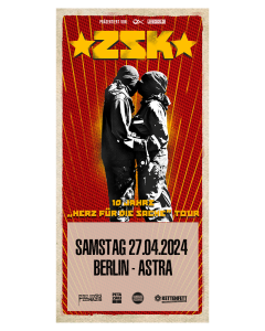 ZSK Ticket '27.04.2024' Berlin, Astra