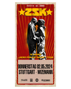 ZSK Ticket '02.05.2024' Stuttgart, Wizemann
