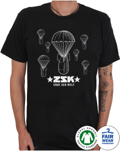 ZSK 'Fallschirme' Unisex Shirt schwarz