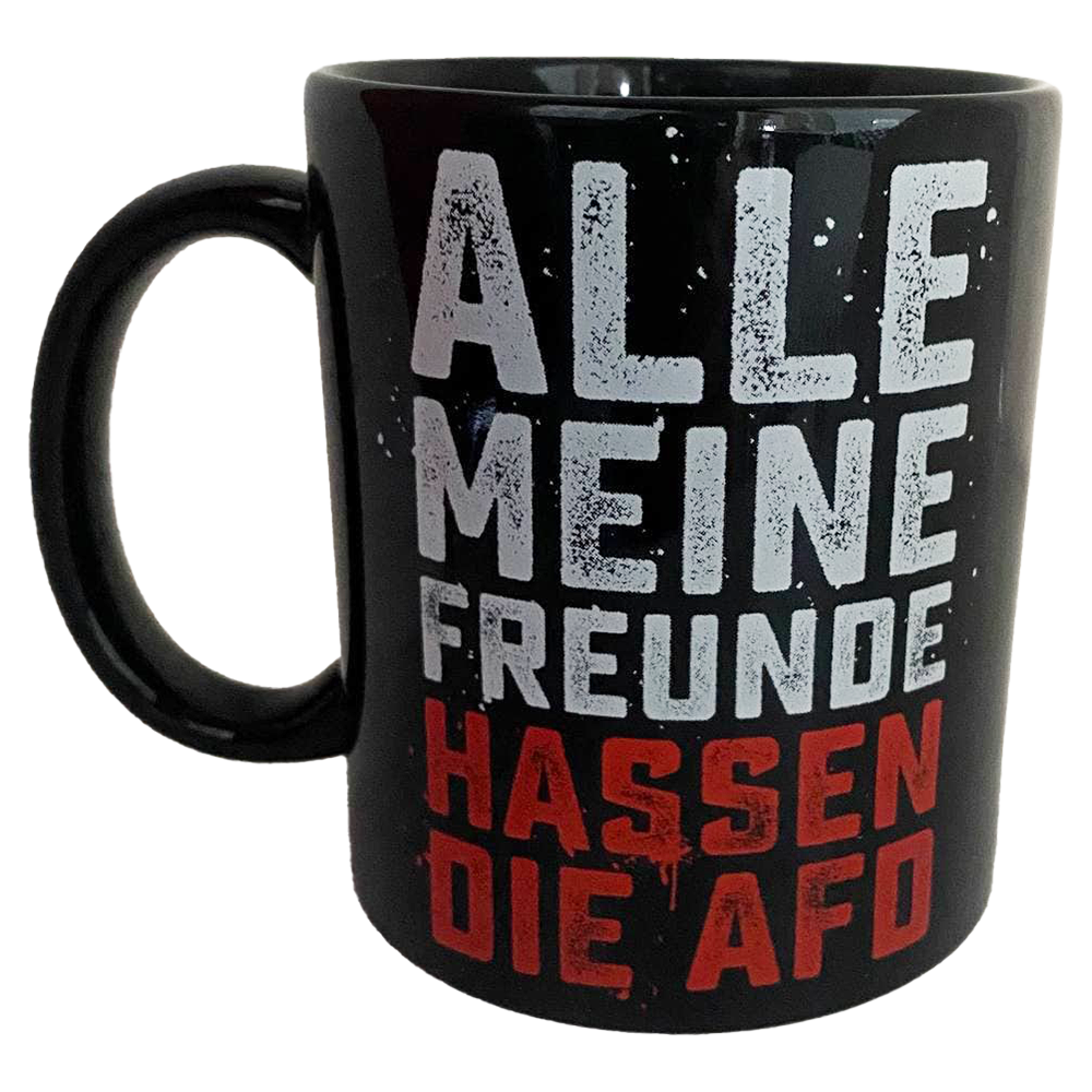 ZSK 'Alle meine Freunde' Tasse schwarz