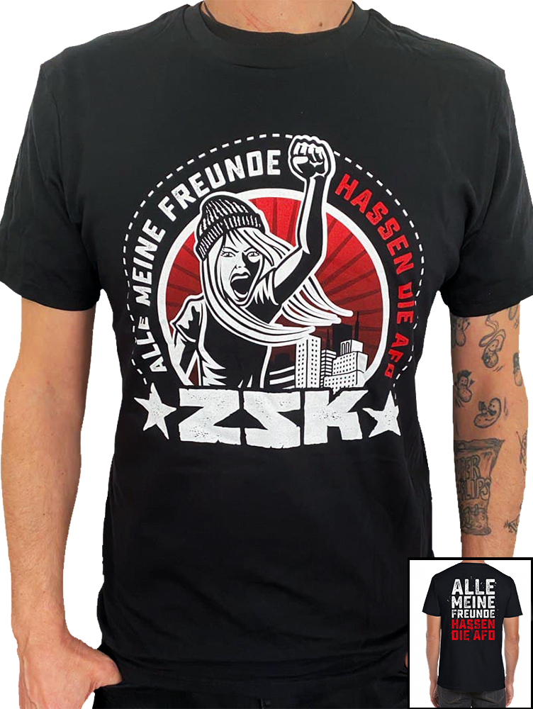 ZSK 'Alle meine Freunde' Unisex Shirt Rot