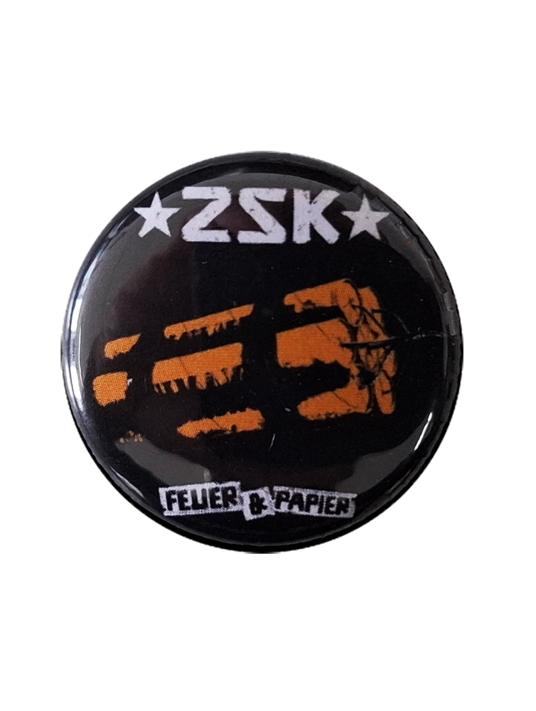 ZSK 'Feuer und Papier' Button