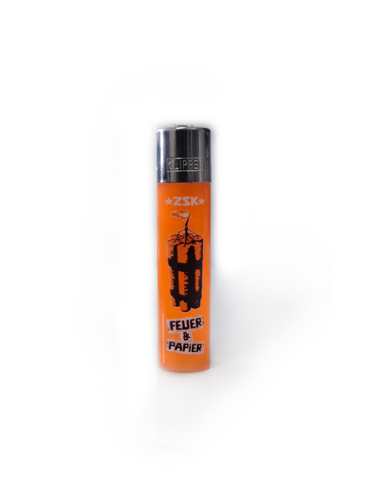 ZSK 'Feuer und Papier' Clipper Feuerzeug