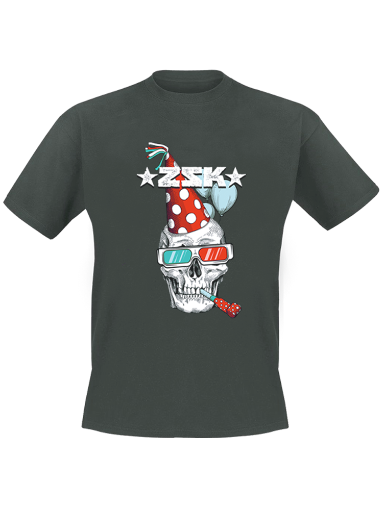 ZSK 'Skull' Kindershirt grau