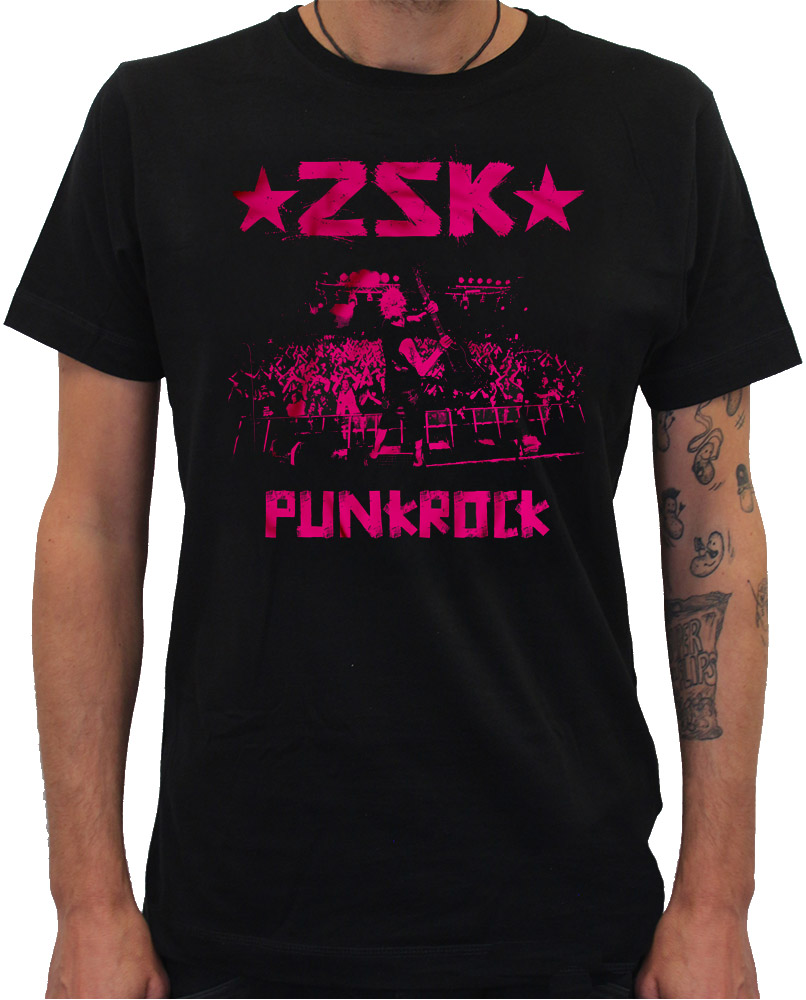 ZSK 'Punkrock' T-Shirt Schwarz