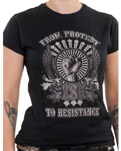 ZSK 'Resistance Black' Tailliertes Shirt