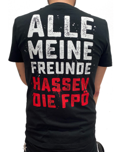 ZSK 'Alle meine Freunde hassen die FPÖ' Unisex Shirt Rot