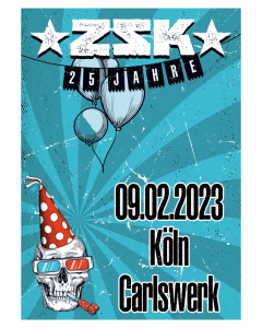 ZSK Eintrittskarte '09.02.23' Köln